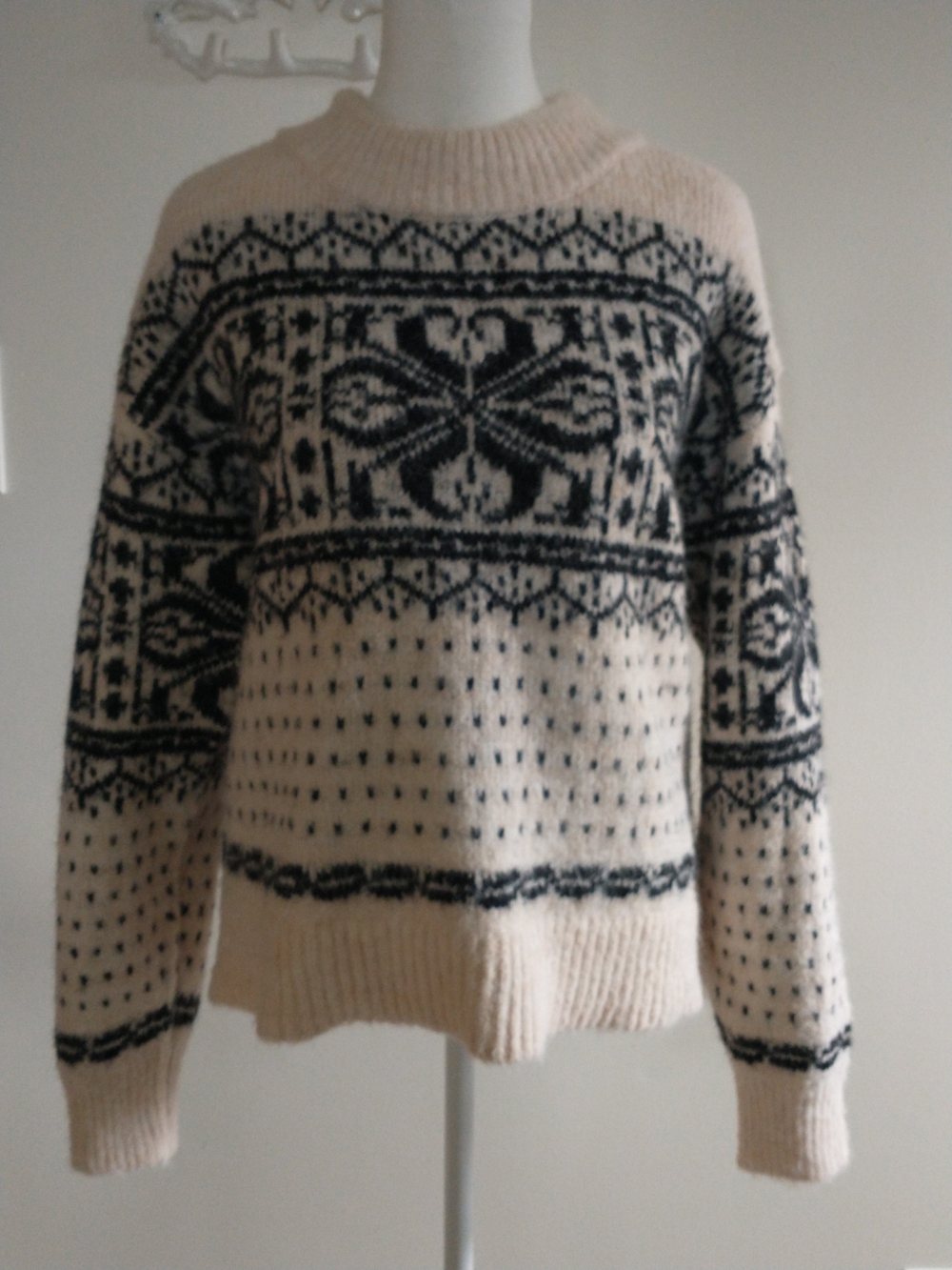 Universal Thread Cozy Fair Isle Mock neck Sweater XS